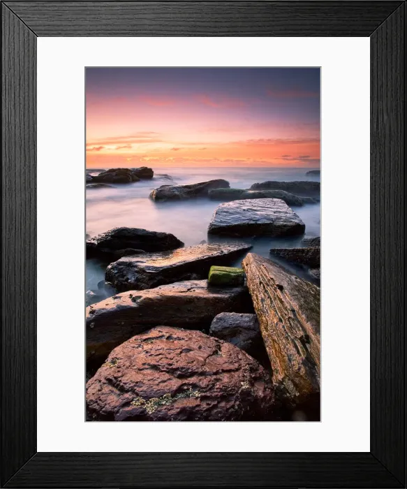 Framed Print : Light on Rocks Framed Print : Light on Rocks