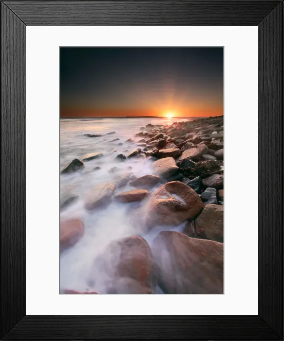 Framed Print : Sunrise at Long Reef