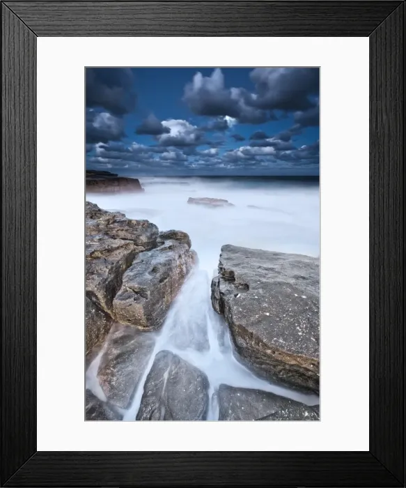 Framed Print : Night Seascape