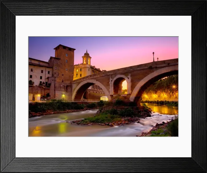 Framed Print : Ponte Fabricio