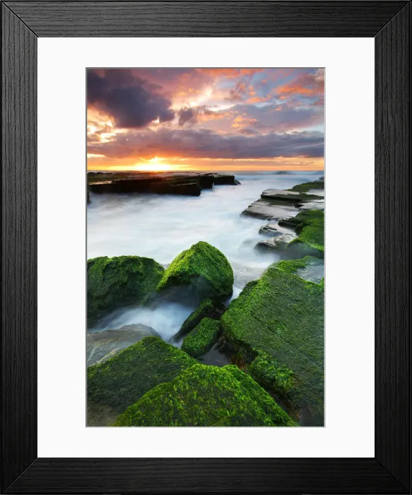 Framed Print : Green rocks at Turimetta Framed Print : Green rocks at Turimetta