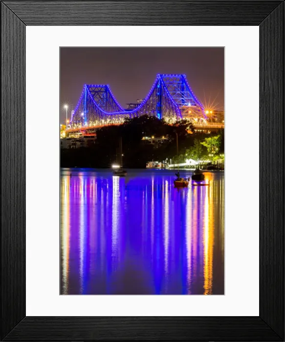 Framed Print : Brisbane Story Bridge