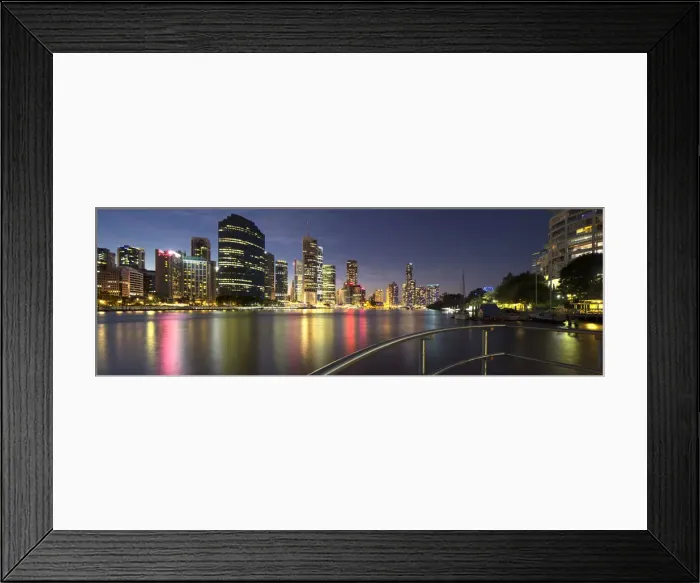 Framed Print : Brisbane Central Business District