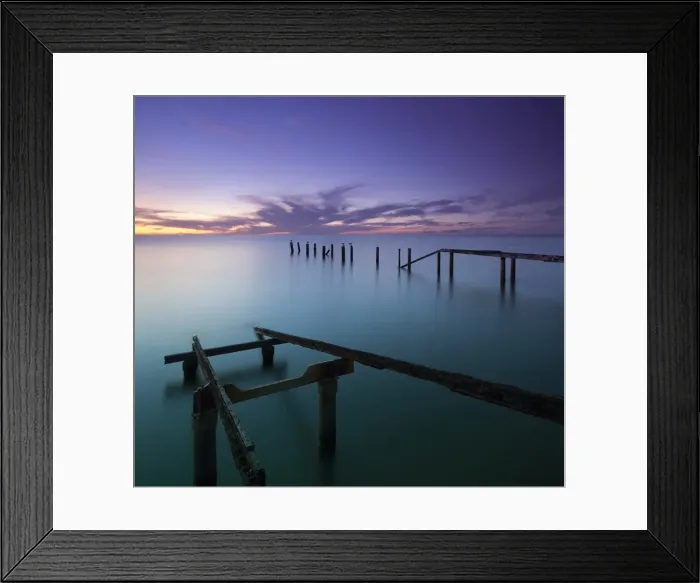 Framed Print : The old Jetty