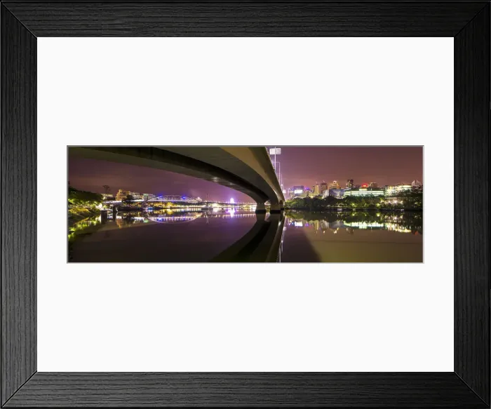 Framed Print : Captain Cook Bridge Brisbane QLD