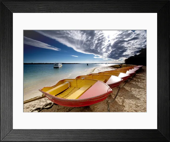Framed Print : Pumice stone boats Framed Print : Pumice stone boats