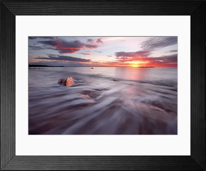 Framed Print : Rocks shining in the sunset Framed Print : Rocks shining in the sunset