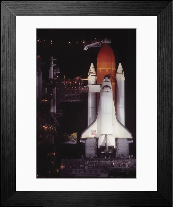 Framed Print : Space shuttle