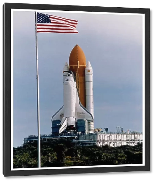 Shuttle on the Launch Pad