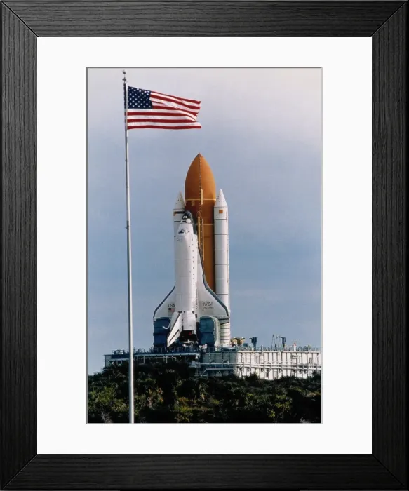 Framed Print : Shuttle on the Launch Pad Framed Print : Shuttle on the Launch Pad