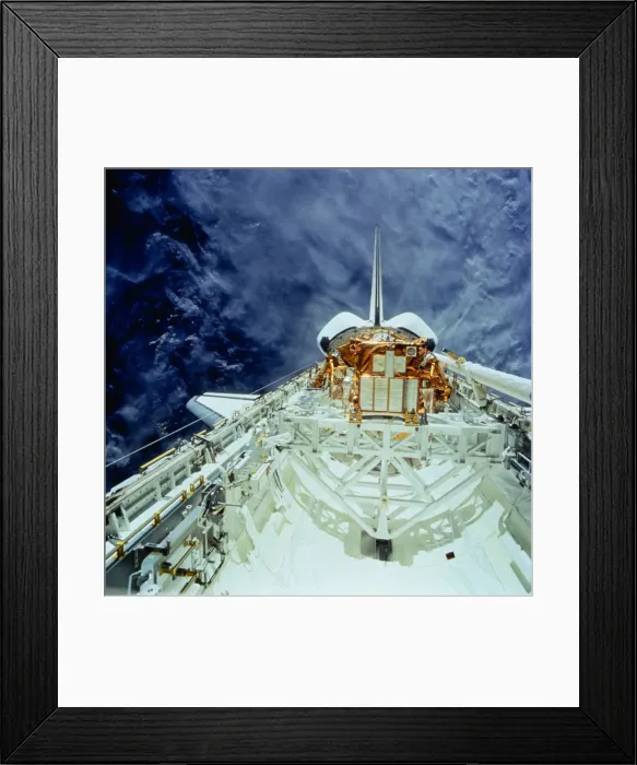 Framed Print : Space Shuttle with Hatch Open Framed Print : Space Shuttle with Hatch Open