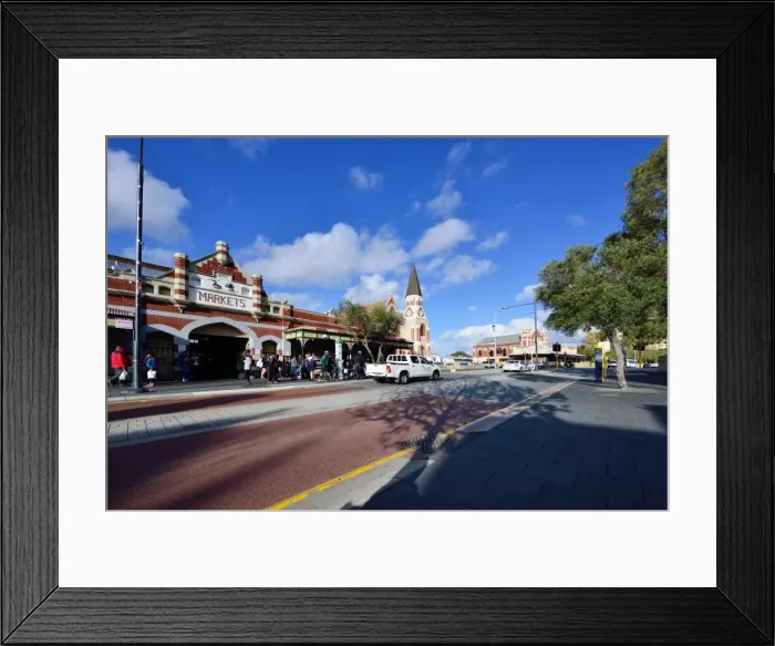 Framed Print : Fremantle Markets and South Terrace, Perth, Australia Framed Print : Fremantle Markets and South Terrace, Perth, Australia
