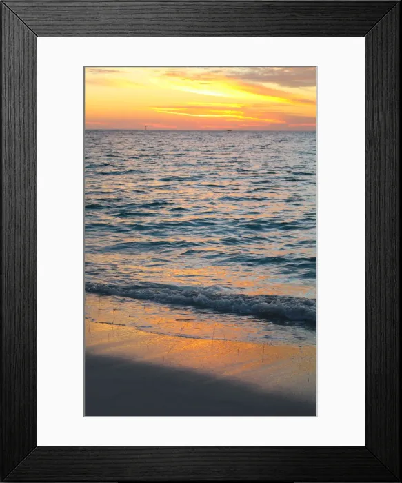 Framed Print : Glowing seas at sunset Framed Print : Glowing seas at sunset