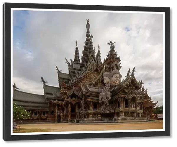 View of Sanctuary of Truth, Pattaya, Thailand
