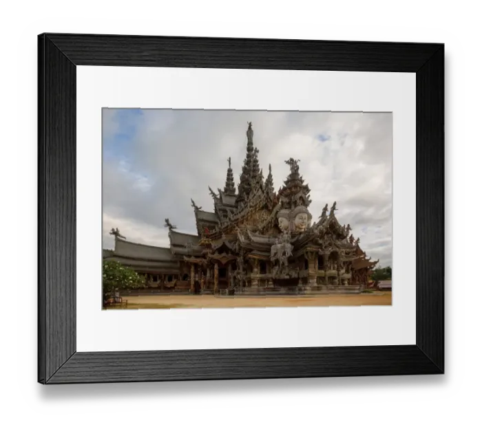 Framed Print : Sanctuary of Truth, Pattaya, Thailand