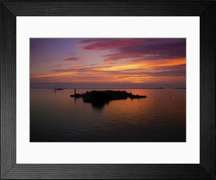 Framed Print : Sunset at Gulf of Finland, easternmost arm of the Baltic Sea Framed Print : Sunset at Gulf of Finland, easternmost arm of the Baltic Sea