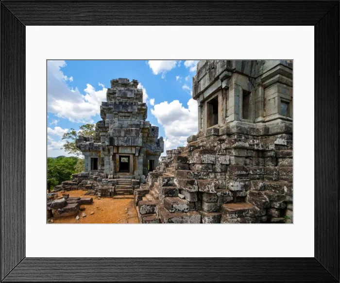 Framed Print : Ta Keo Temple in Angkor, Siem Reap, Cambodia