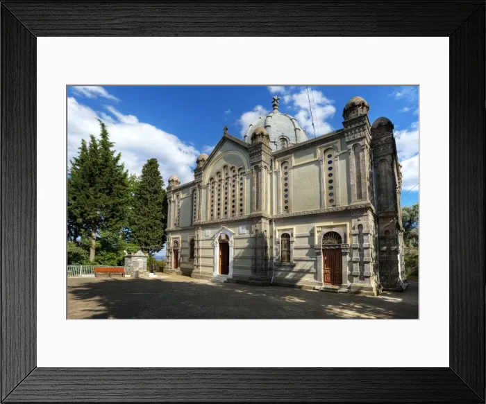 Framed Print : The Unique Circular Windows on the Facade of Taxiarchis Church (Church of Archangel Michael & Gabriel), Mytilene, Lesbos, Greece Framed Print : The Unique Circular Windows on the Facade of Taxiarchis Church (Church of Archangel Michael & Gabriel), Mytilene, Lesbos, Greece