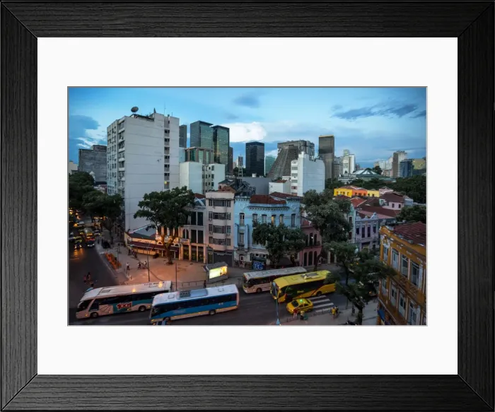 Framed Print : Modern and Historic Buildings of Lapa, Rio de Janeiro, Brazil, South America Framed Print : Modern and Historic Buildings of Lapa, Rio de Janeiro, Brazil, South America