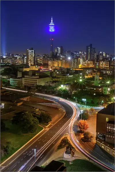 View Of Hillbrow Tower & City Skyline, Johannesburg, Gauteng Province, South Africa