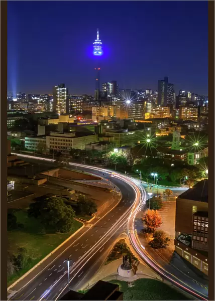 View Of Hillbrow Tower & City Skyline, Johannesburg, Gauteng Province, South Africa