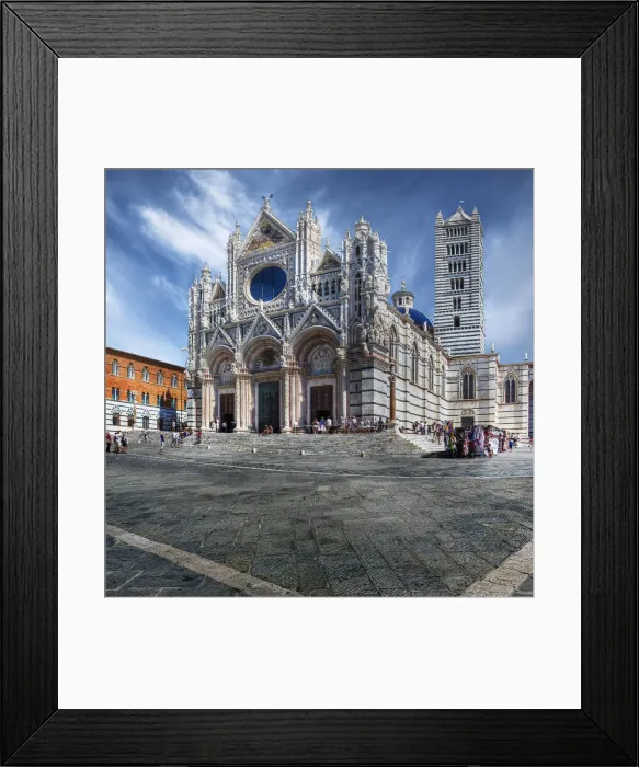 Framed Print : Cathedral of Siena, Tuscany, Italy Framed Print : Cathedral of Siena, Tuscany, Italy