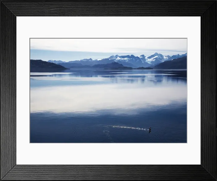 Framed Print : assing Through Wellington Island, Bernardo O Higgins National Park (Chilean Fjords), Magallanes Region, Patagonia, Chile