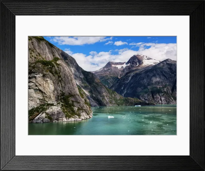 Framed Print : Tracy Arm Fjord. Alaska, United States of America