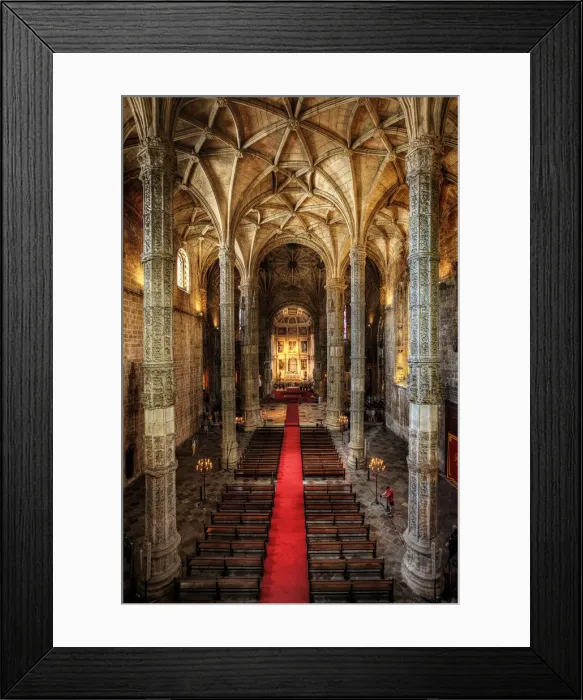 Framed Print : The Main Chapel In The Monastery of Saint Jerome (Jer'nimos Monastery), Lisbon, Portugal Framed Print : The Main Chapel In The Monastery of Saint Jerome (Jer'nimos Monastery), Lisbon, Portugal