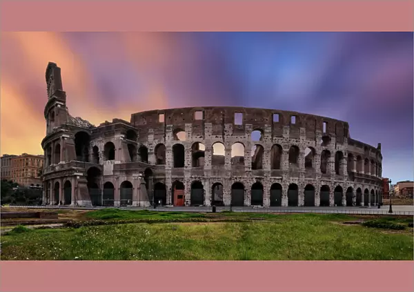 Sunrise at the Colosseum, Rome, Lazio, Italy