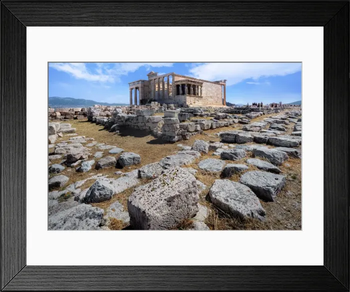 Framed Print : Older Temple of Athena on the Acropolis of Athens, Greece Framed Print : Older Temple of Athena on the Acropolis of Athens, Greece