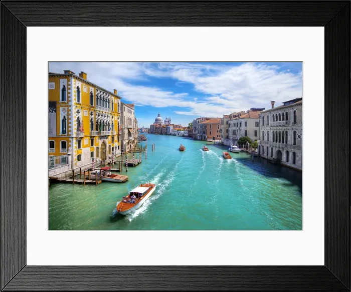 Framed Print : The Grand Canal in Venice, Italy