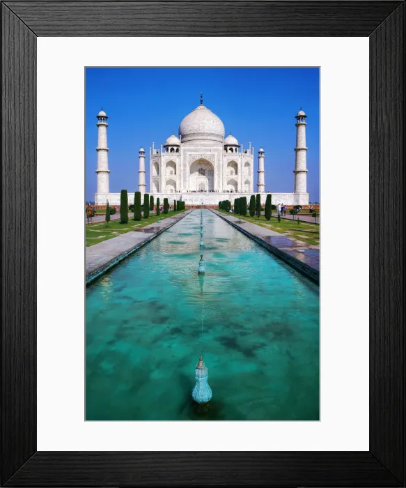Framed Print : Taj Mahal, Agra, India