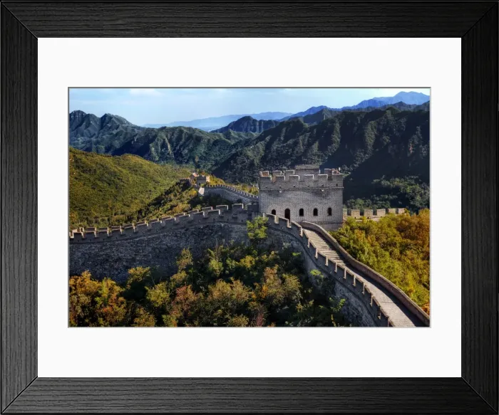 Framed Print : The Great Wall Of China At Mutianyu, Huairou County, Northeast of Central Beijing, China Framed Print : The Great Wall Of China At Mutianyu, Huairou County, Northeast of Central Beijing, China