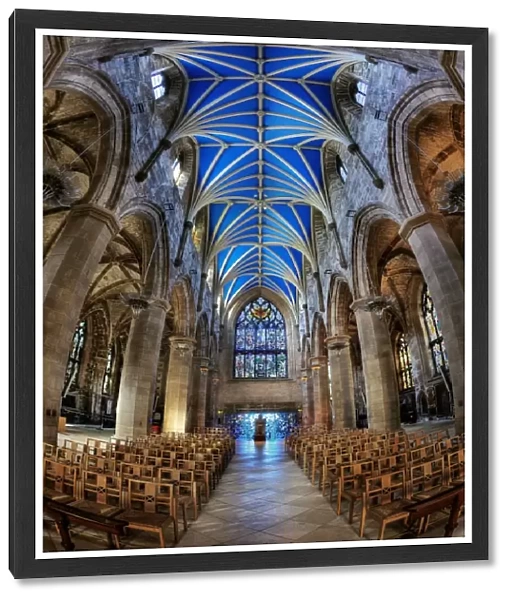 The Interior of St Giles Cathedral, Edinburgh, Scotland, United Kingdom