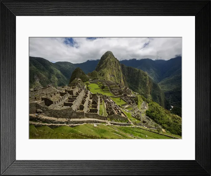 Framed Print : View Of The City of Machu Picchu, Cusco Region, Urubamba Province, Peru, South America Framed Print : View Of The City of Machu Picchu, Cusco Region, Urubamba Province, Peru, South America