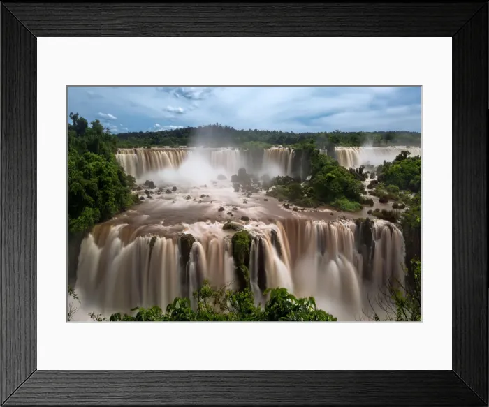 Framed Print : Iguazu Falls, Brazil, South America
