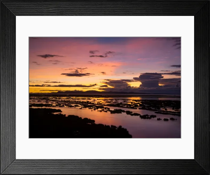 Framed Print : Sunrise At Lake Titicaca, Puno Region, Peru, South America Framed Print : Sunrise At Lake Titicaca, Puno Region, Peru, South America