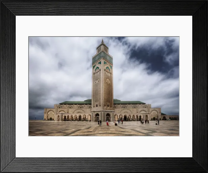 Framed Print : Hassan II Mosque, Casablanca, Morocco Framed Print : Hassan II Mosque, Casablanca, Morocco