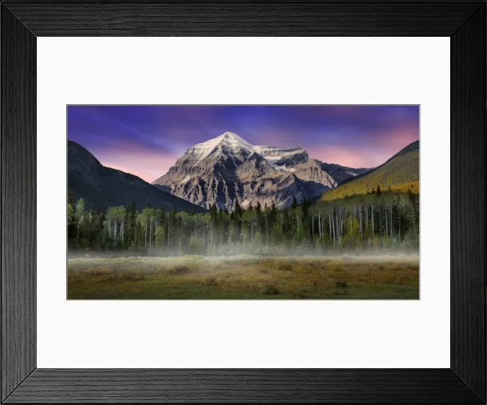 Framed Print : Mount Robson, British Columbia, Canada Framed Print : Mount Robson, British Columbia, Canada