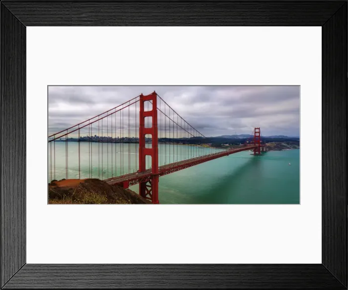 Framed Print : Golden Gate Bridge, San Francisco, California, United States Framed Print : Golden Gate Bridge, San Francisco, California, United States
