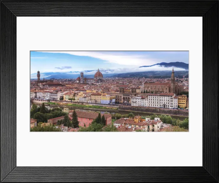 Framed Print : Florence from Piazza Michelango, Italy
