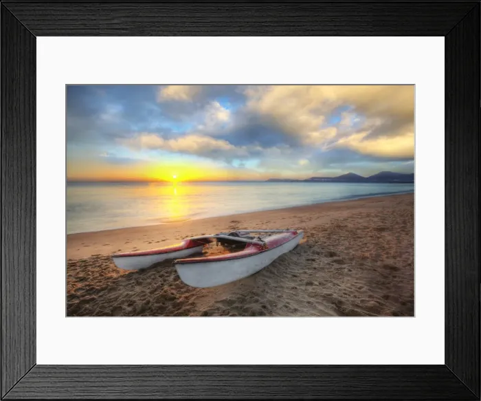 Framed Print : Morning Catameran at Holloways beach, Cairns Framed Print : Morning Catameran at Holloways beach, Cairns