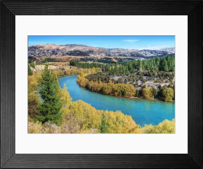 Framed Print : Kawarau river, Otago, Queenstown, New Zealand Framed Print : Kawarau river, Otago, Queenstown, New Zealand