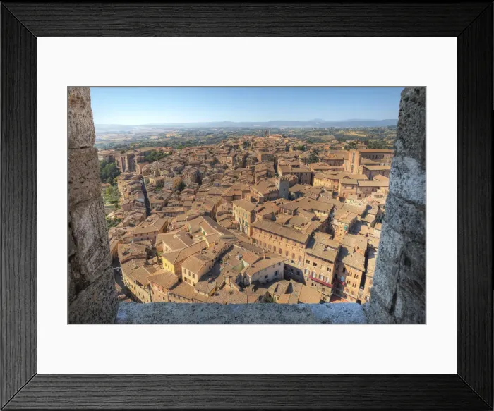 Framed Print : Siena From Torre del Mangia Framed Print : Siena From Torre del Mangia