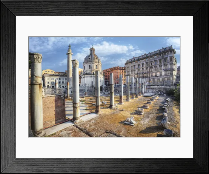 Framed Print : Santa Maria di Loreto & Trajans Column Rome Italy Framed Print : Santa Maria di Loreto & Trajans Column Rome Italy