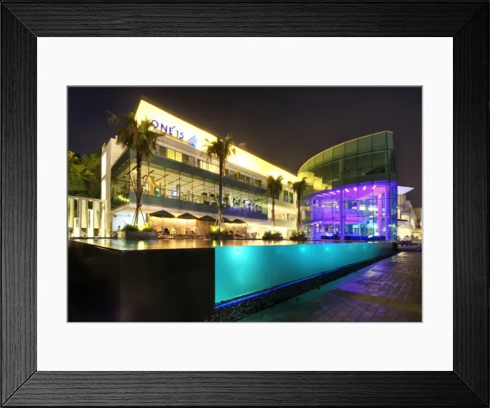 Framed Print : ONE?15 Marina Club, Sentosa, Singapore