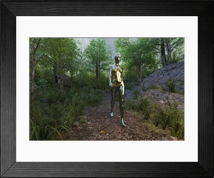 Framed Print : ar, augmented reality, beauty, color image, computer graphic, concept, contrasting