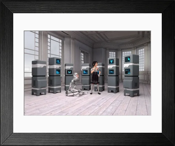 Framed Print : access, ar, augmented reality, bonding, childhood, color image, computer, computer graphic Framed Print : access, ar, augmented reality, bonding, childhood, color image, computer, computer graphic