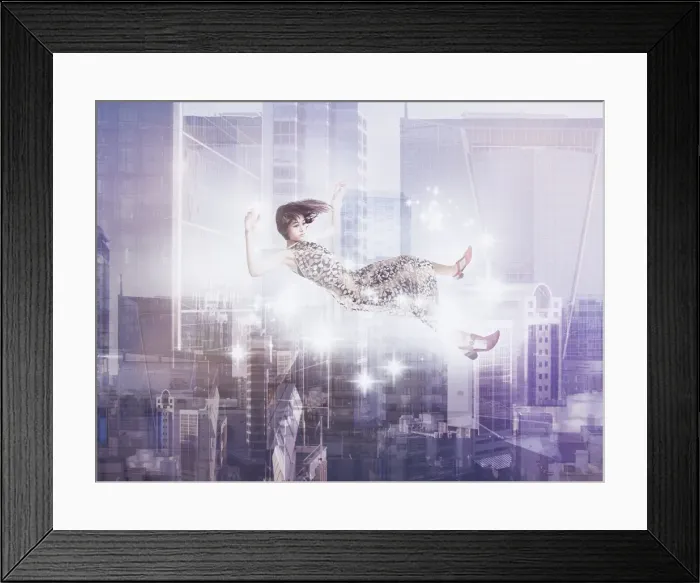 Framed Print : 12-13 years, architecture, asian ethnicity, brunette, building, catching, caucasian